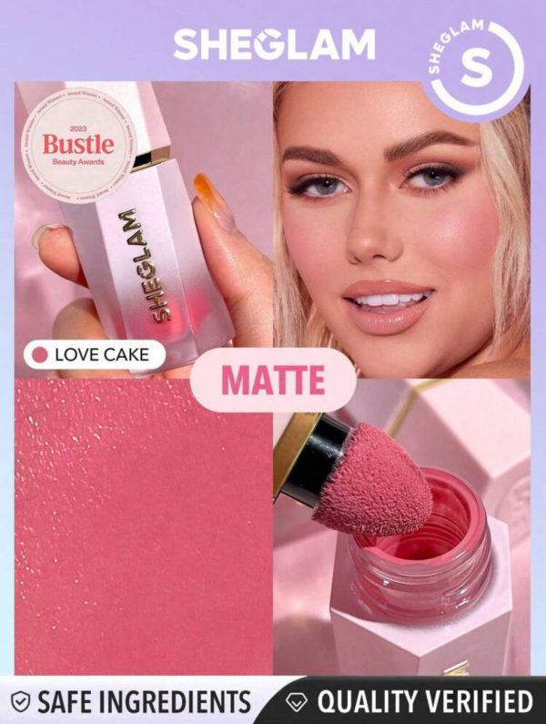 رژگونه مایع مات شیگلم Sheglam color bloom blush - Image 3