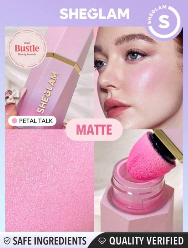 رژگونه مایع مات شیگلم Sheglam color bloom blush - Image 2