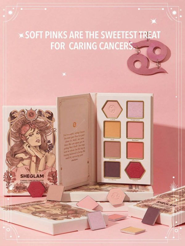 پالت سایه 8 رنگ Caring cancer شیگلم | پالت سایه Sheglam - Image 3