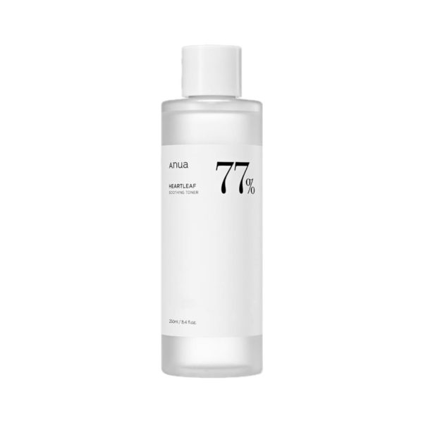 تونر تسکین دهنده و آبرسان آنوا ANUA Heartleaf 77 soothing toner حجم 250 میل