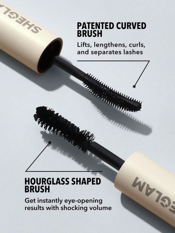 ریمل روزانه دو سر شیگلم Sheglam All In One Volume Length Mascara Washable Black - Image 4