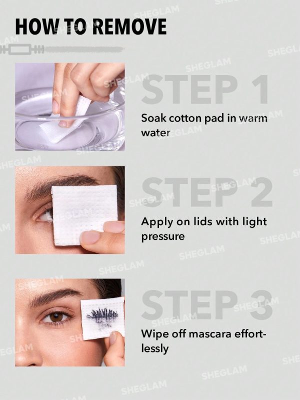 ریمل روزانه دو سر شیگلم Sheglam All In One Volume Length Mascara Washable Black - Image 3