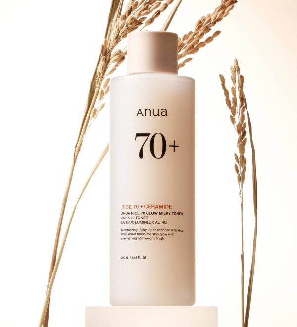 تونر برنج روشن کننده و آبرسان آنوا | anua rice 70 glow toner حجم ۲۵۰ میل - Image 8