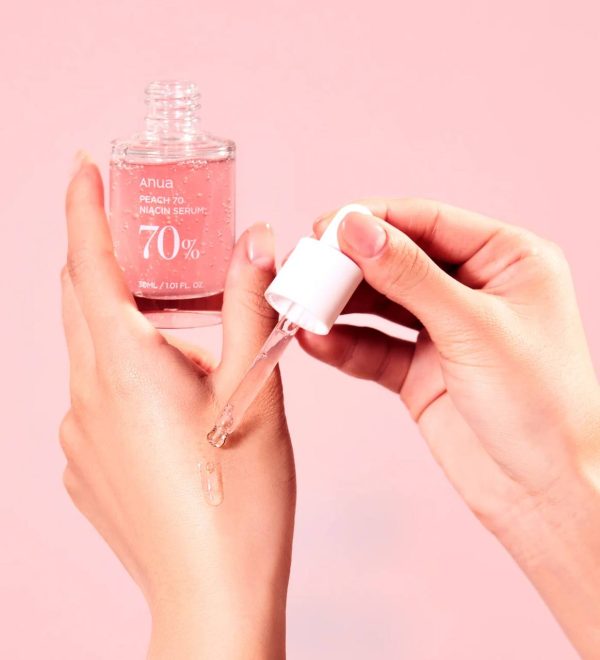 سرم هلو و نیاسینامید آنوا Anua peach 70 niacin serum | ضدلک و روشن کننده | 30 میل - Image 2