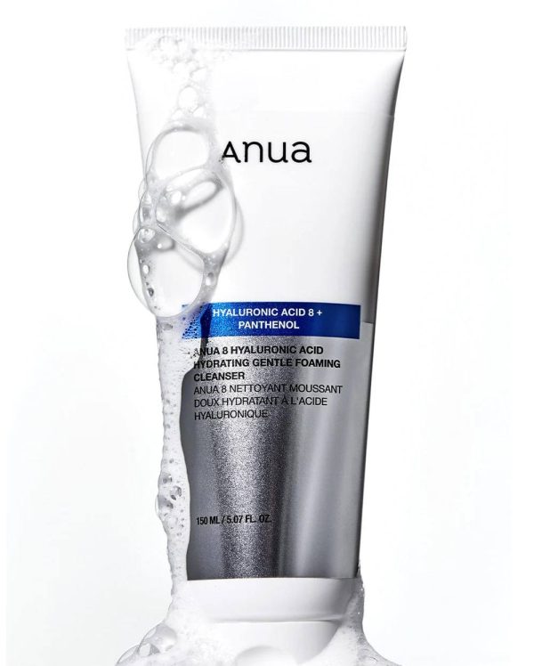 فوم شوینده ملایم هیالورونیک اسید آنوا Anua Hyaluronic Acid foam cleanser حجم ۱۵۰ میل - Image 5