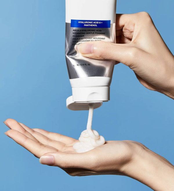فوم شوینده ملایم هیالورونیک اسید آنوا Anua Hyaluronic Acid foam cleanser حجم ۱۵۰ میل - Image 4