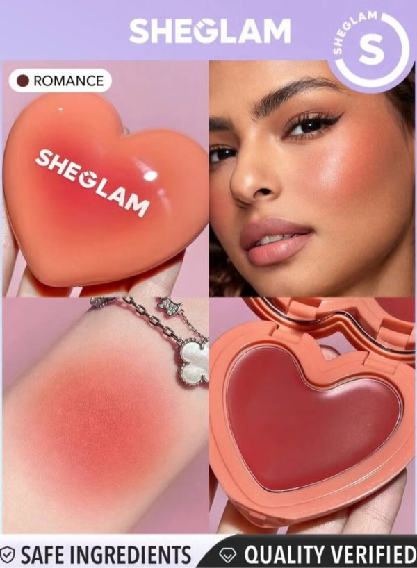 رژگونه کرمی قلبی شیگلم Sheglam Playing Cupid Cream Blush - Image 7