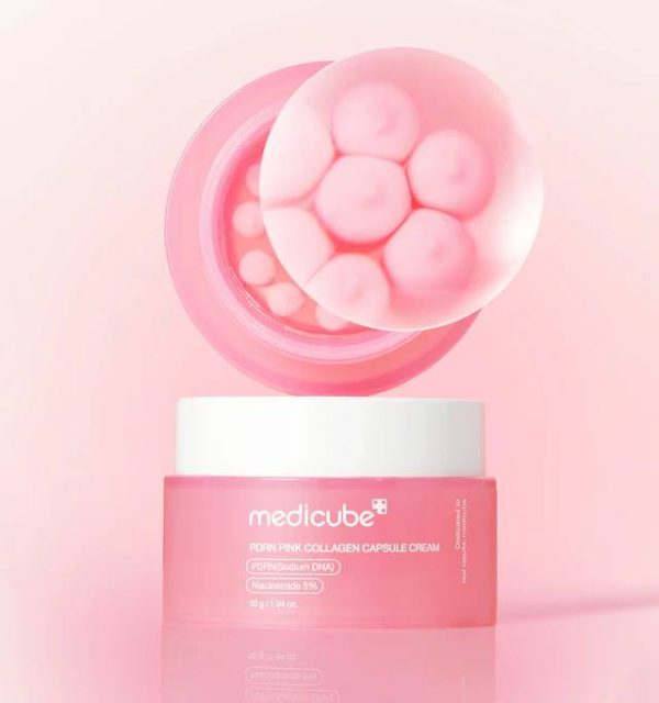 کرم کپسولی کلاژن PDRN مدی کیوب Medicube PDRN Pink Collagen Capsule Cream - Image 2
