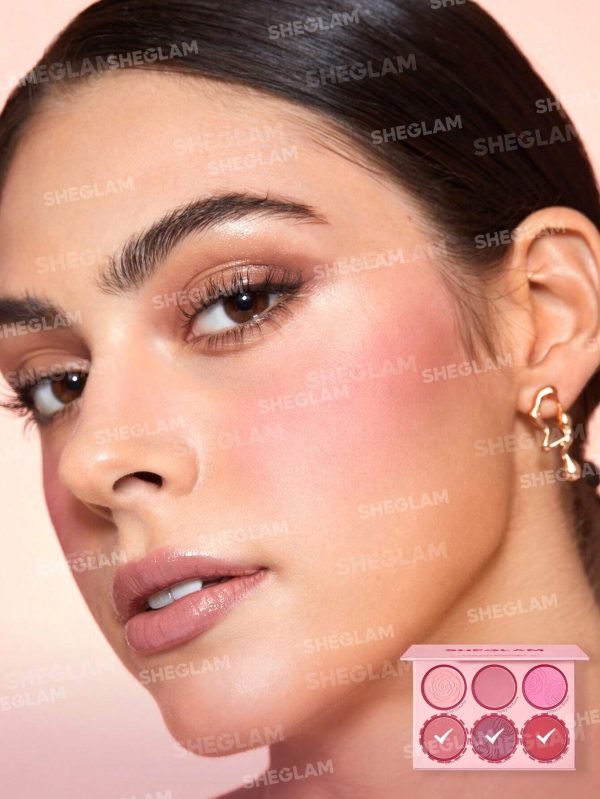 پالت رژگونه 6 رنگ شیگلم Sheglam floral flush مدل Blushing Bouquet - Image 7