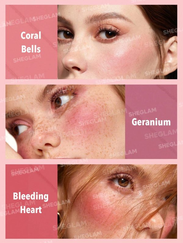 پالت رژگونه 6 رنگ شیگلم Sheglam floral flush مدل Blushing Bouquet - Image 3